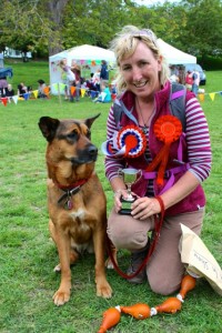 Angela sains and Flora, Winner Best in Fun Show